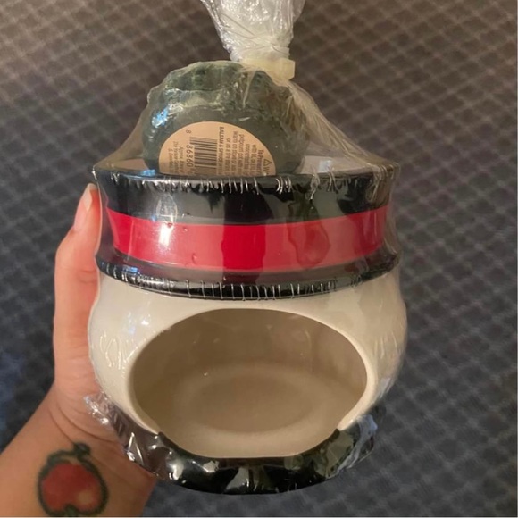 Yankee Candle Jack Frost Snowman Wax Melt Warmer Tea Light Holder Winter Holiday - Picture 2 of 7